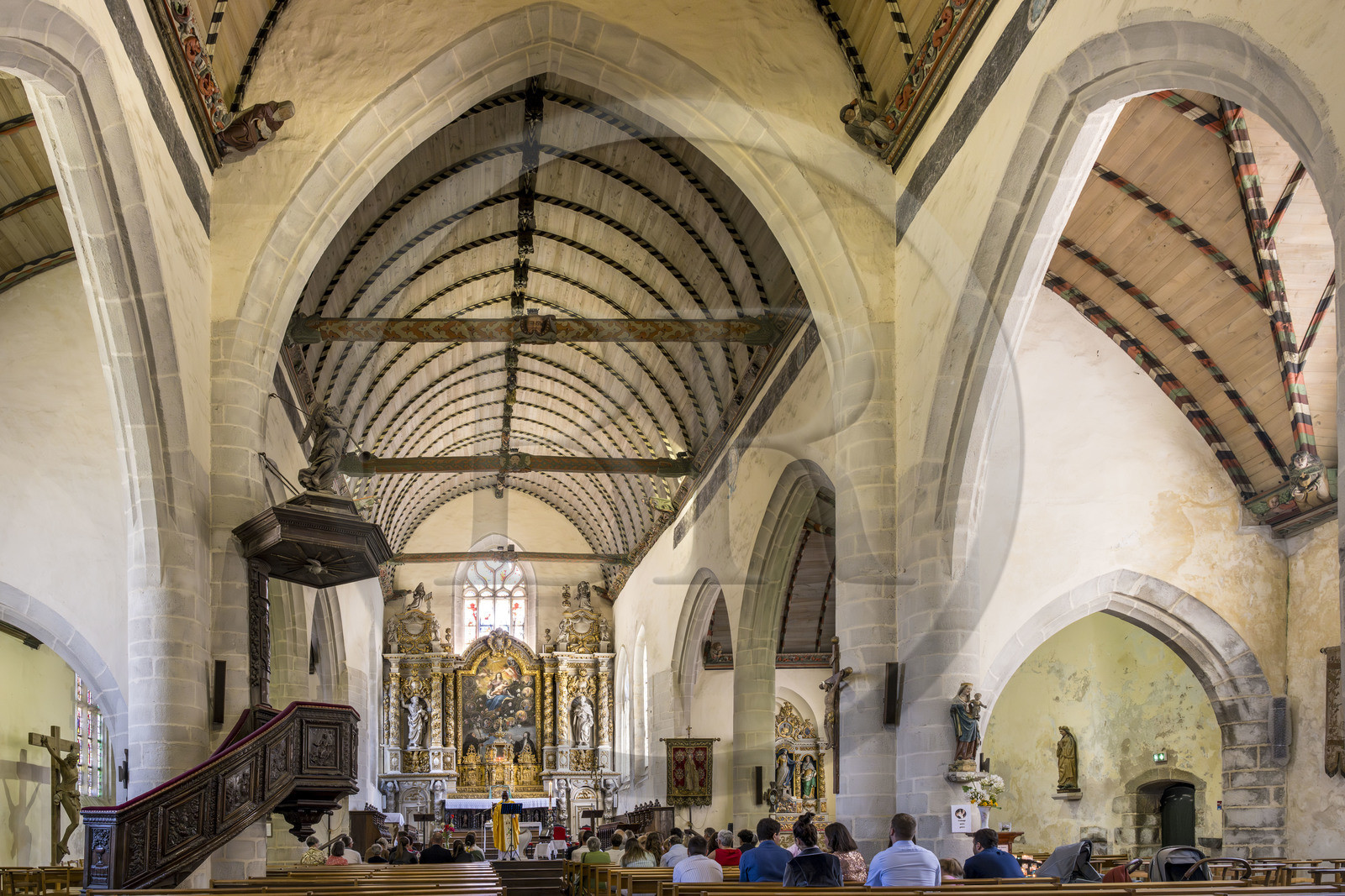 France, Finistère, Roscoff, Notre-Dame de Croaz Batz church