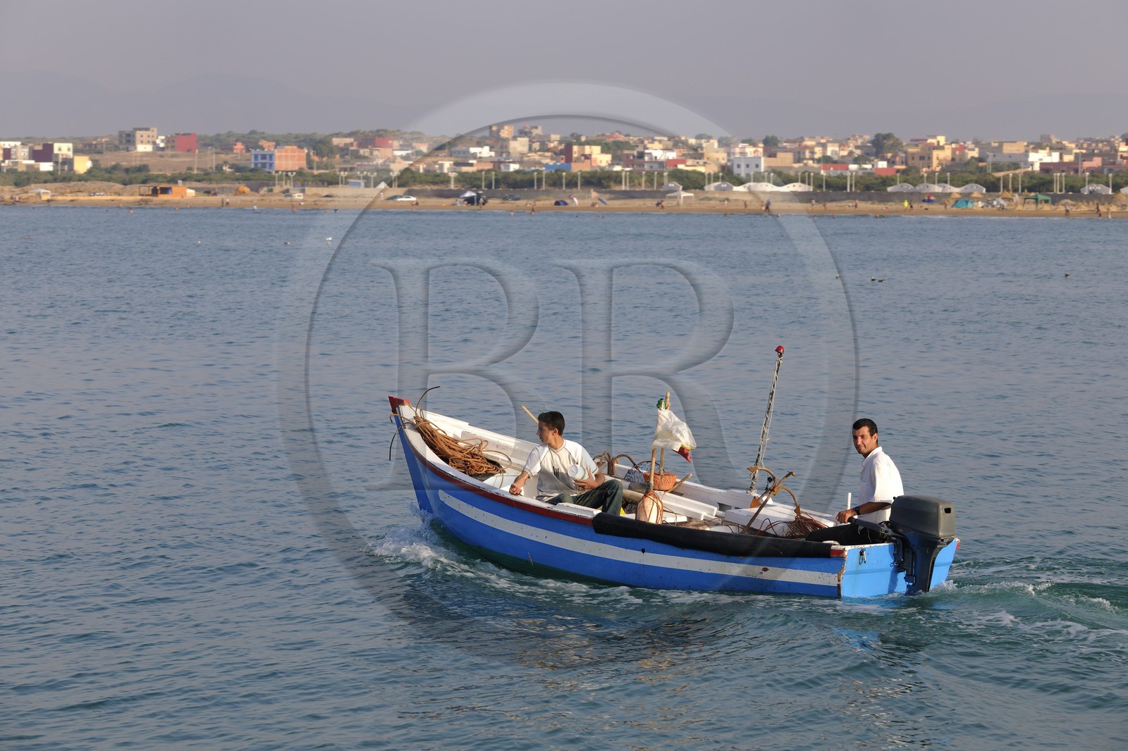 Maroc, région de l'Oriental, le port de pêche et plaisance de Ras Kebdana (Cap de l'Eau ou Cabo de Agua)