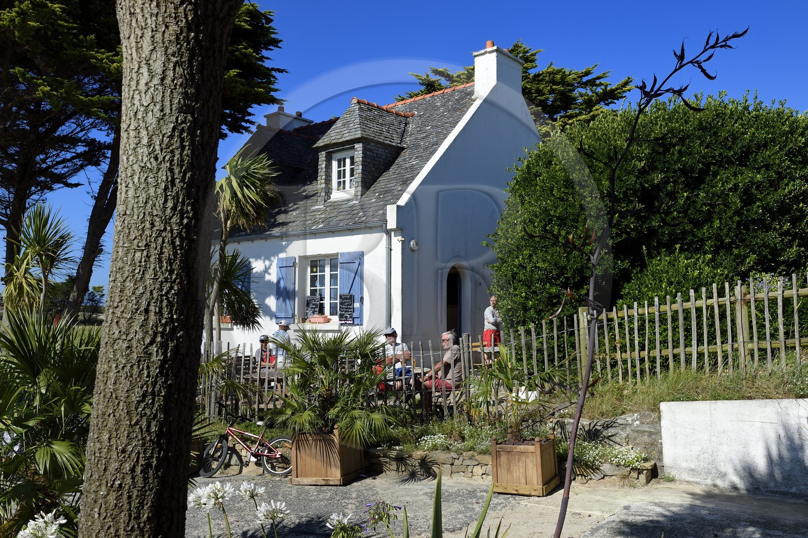 France, Finistere, Ile de Batz, Reves de Mer nautical center