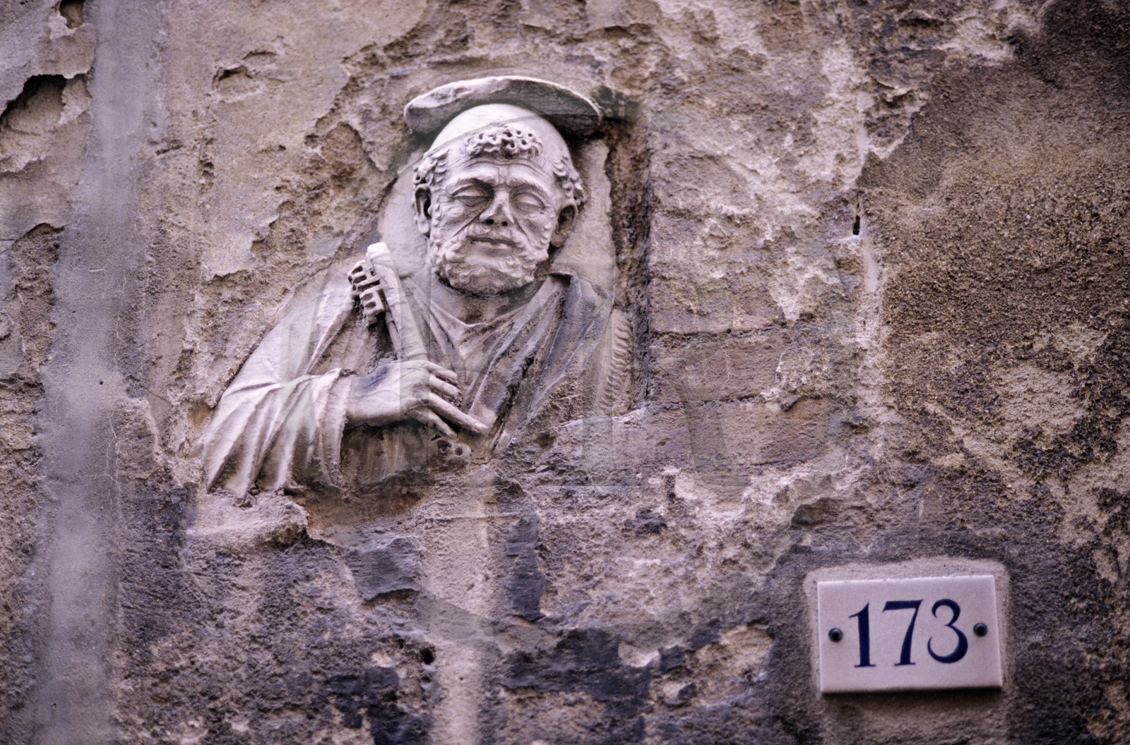 Italy, Tuscany, Siena, Via Camollia St Pierre
