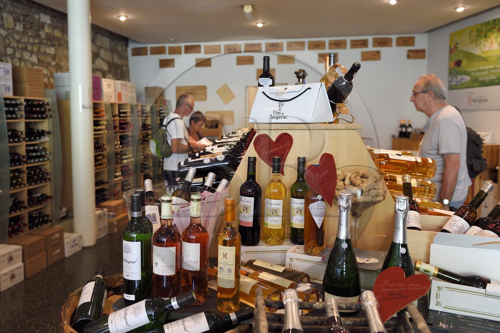 France, Dordogne (24), Périgord Pourpre, Bergerac, la Maison des Vins de Bergerac dans l'ancien Cloitre des Recollets