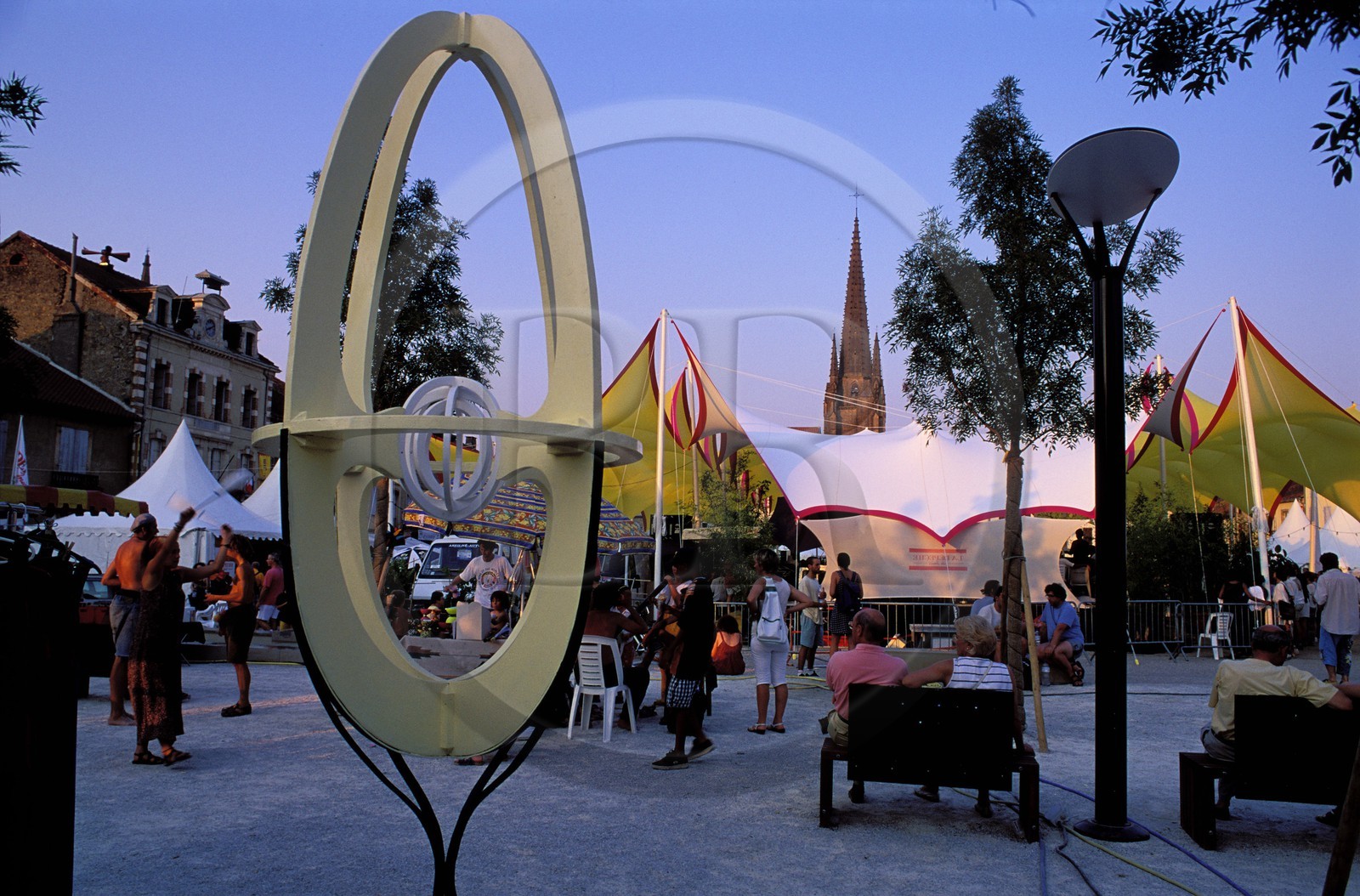 France, Gers (32), Marciac, festival de jazz