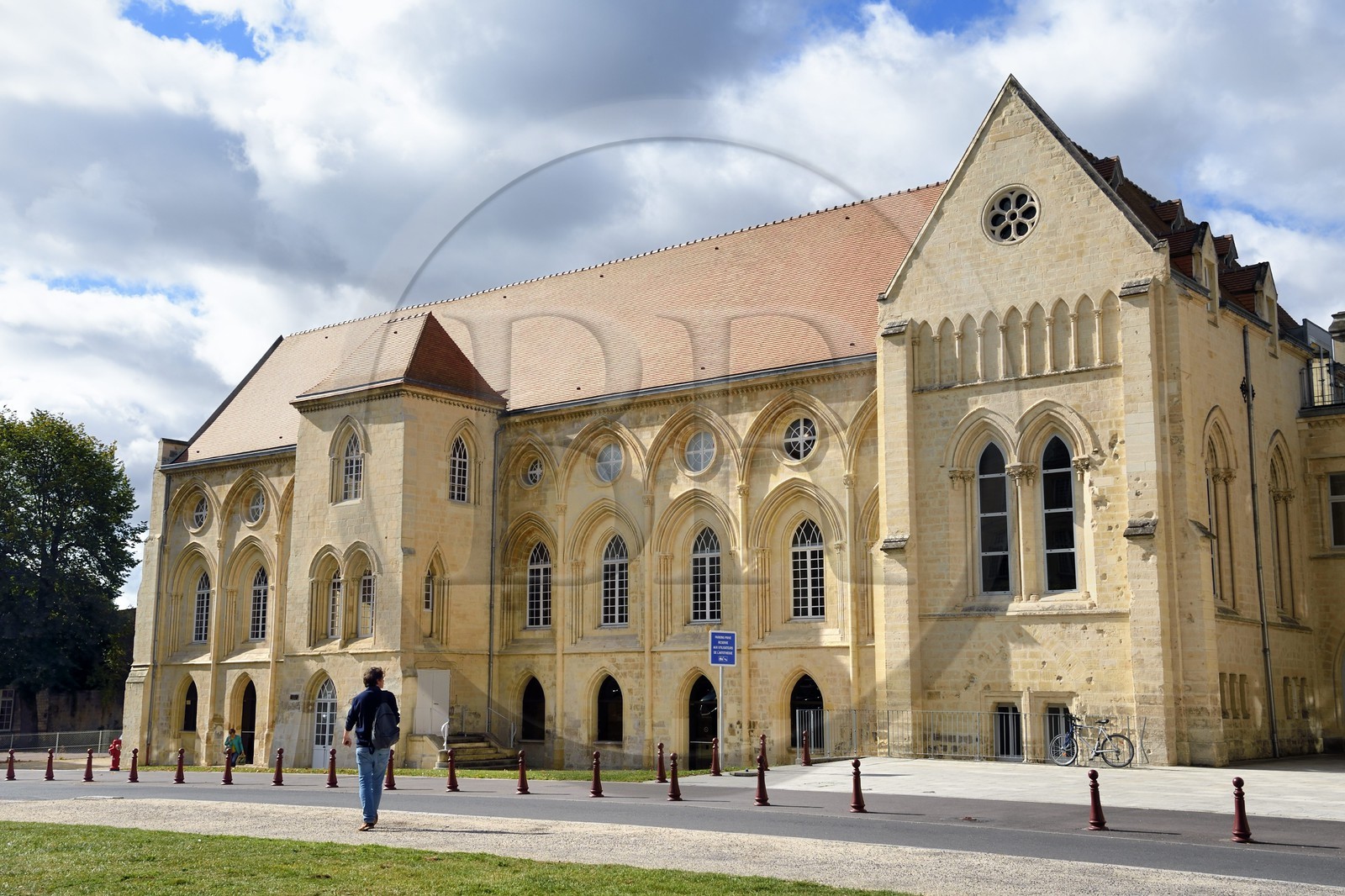 France, Calvados, Caen, the Abbaye aux Hommes (Men's Abbey), the Ducal Palace of the 14th century