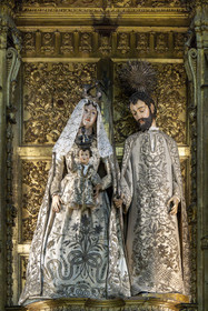 Portugal, Lisbonne, Bélem, Monastere des Hiéronymites (Mosteiro dos Jerónimos), classé Patrimoine Mondial de l'UNESCO, église Santa Maria