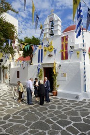 Greece, Cyclades islands, Mykonos island, Chora (Mykonos town), Aghia Kiriaki” (Saint Kiriaki) church