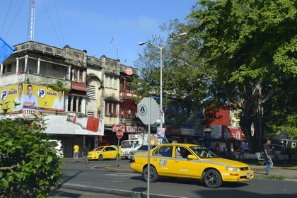 Panama,  province de Colon, ville de Colon, sur le Paseo del Centenario dans le centre ville