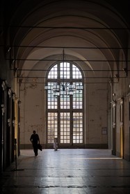 France, Saône et Loire (71), ancienne abbaye de Cluny, école des Arts et Métiers, la Grande Galerie