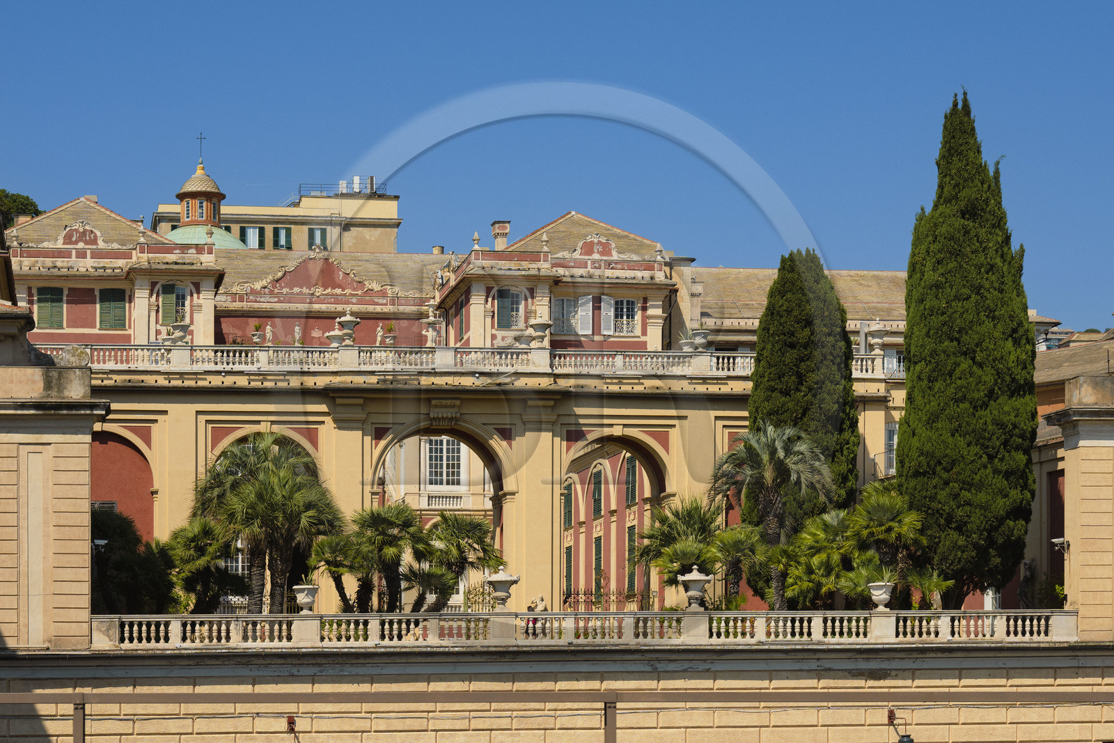 Italie, Ligurie, Gênes, palais des Rolli classés Patrimoine Mondial de l'UNESCO dans la via Balbi, Museo di Palazzo Reale (Palais Royal) ou Palazzo Stefano Balbi
