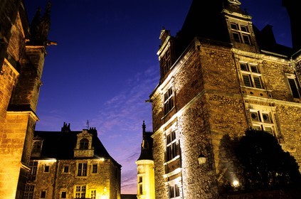 France, Sarthe (72), Le Mans, le vieux Mans vers la place Saint-Michel
