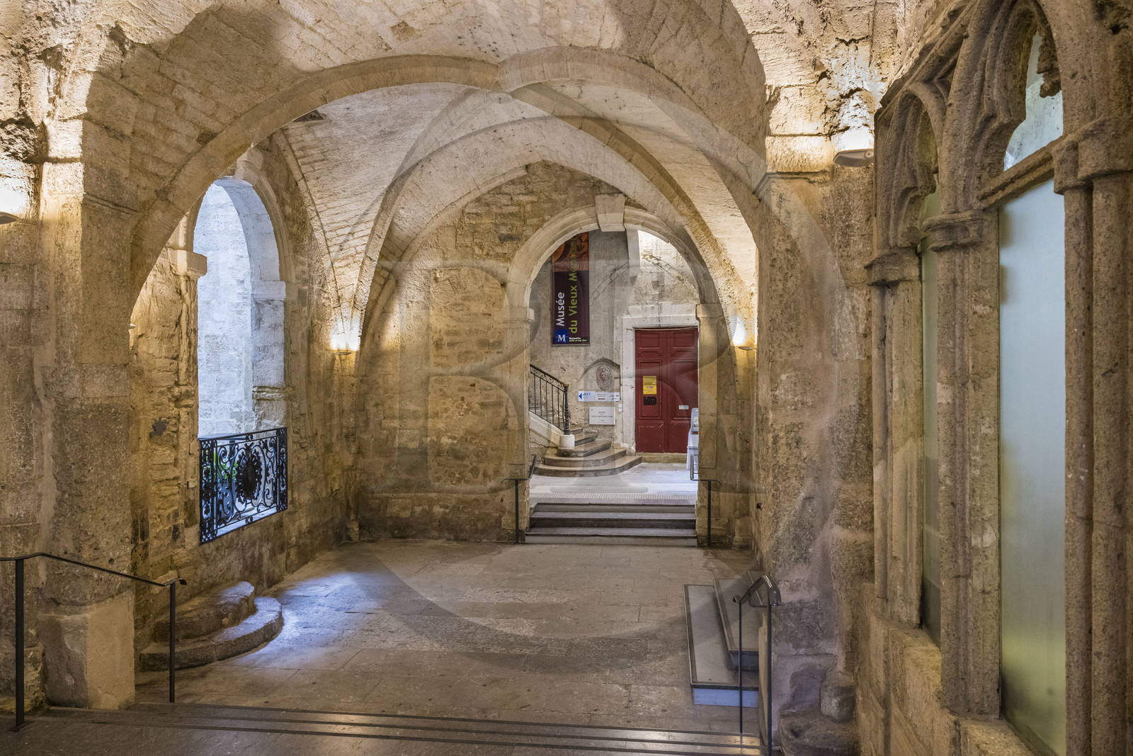 France, Hérault (34), Montpellier, centre historique appelé l’Ecusson, Hotel de Varenne, hotel particulier datant de l'époque médiévale et abritant le Musée du Vieux Montpellier