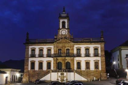 Brésil, état du Minas Gerais, Ouro Preto, centre historique classé Patrimoine Mondial de l 'UNESCO, Museu da Inconfidencia (Route de l' or, Estrada Real)