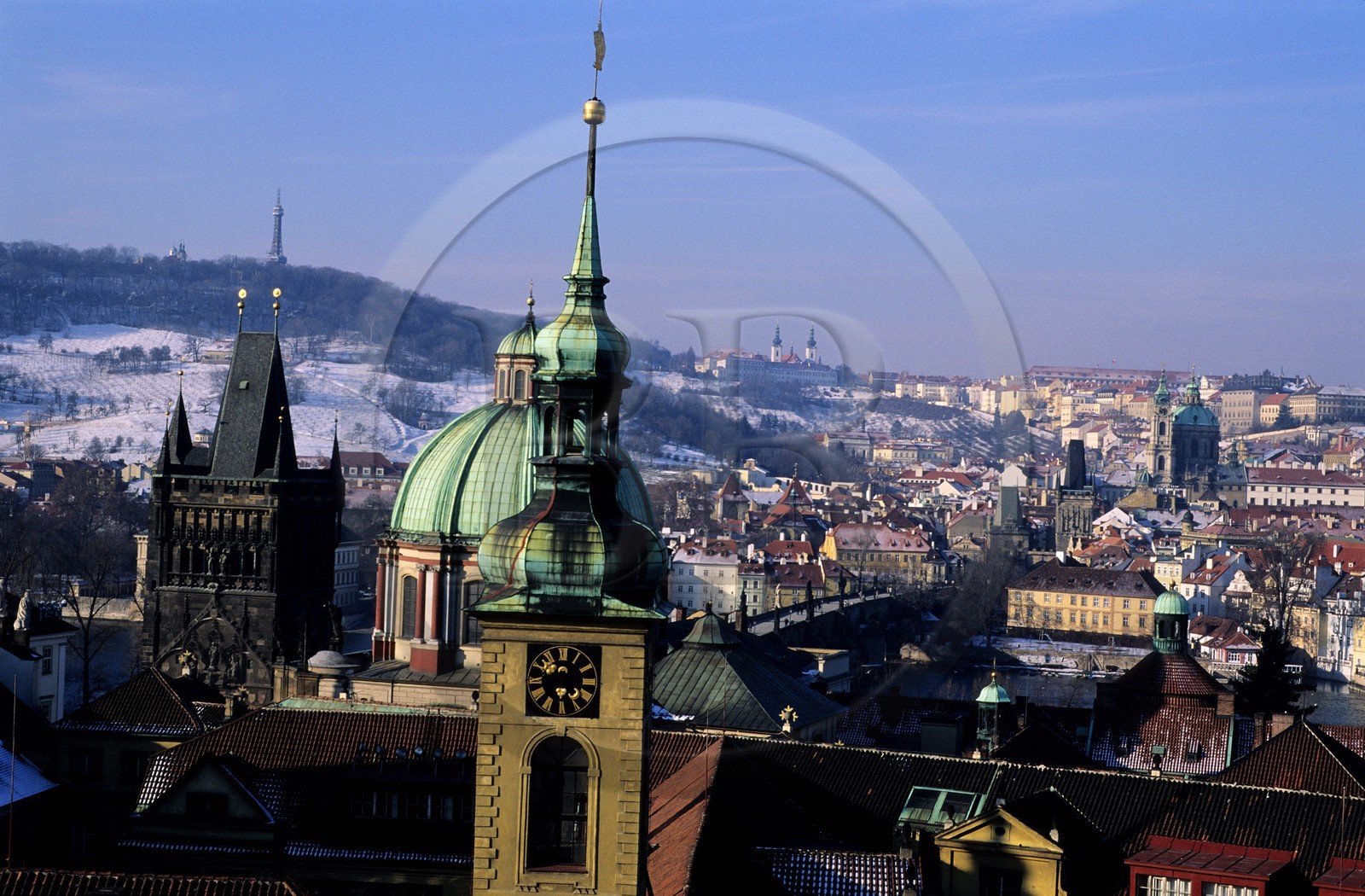 République Tchèque, Prague, le clementinum, le Pont Charles et le monastère de Strahov