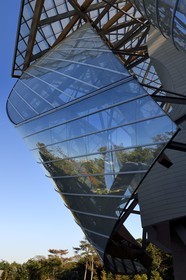 France, Paris (75), la Fondation Louis Vuitton de l'architecte Frank Gehry (Demande d'autorisation nécessaire avant publication)