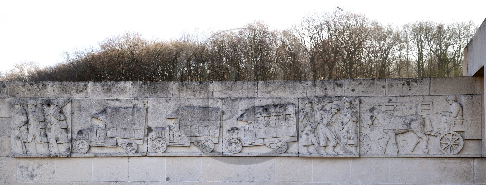 France, Meuse (55), région de Verdun, Nixéville-Blercourt, Mémorial de la Voie Sacrée
