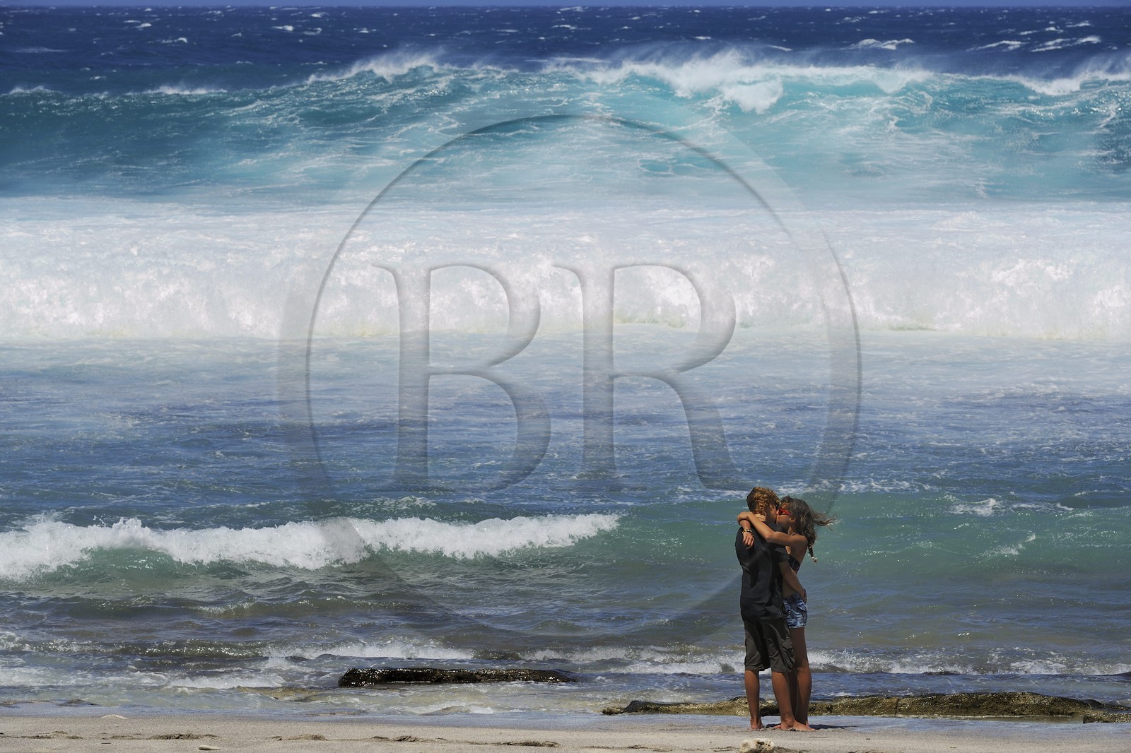 France, île de la Réunion, la côte sud, plage de Grand-Anse