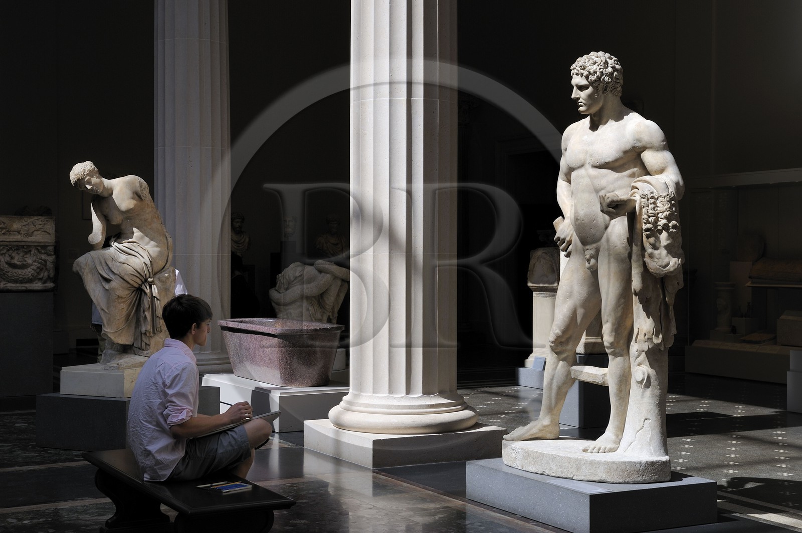 Etats-Unis, New York, Manhattan, East Side, Metropolitan Museum of art (MET), galerie d'art grec et romain