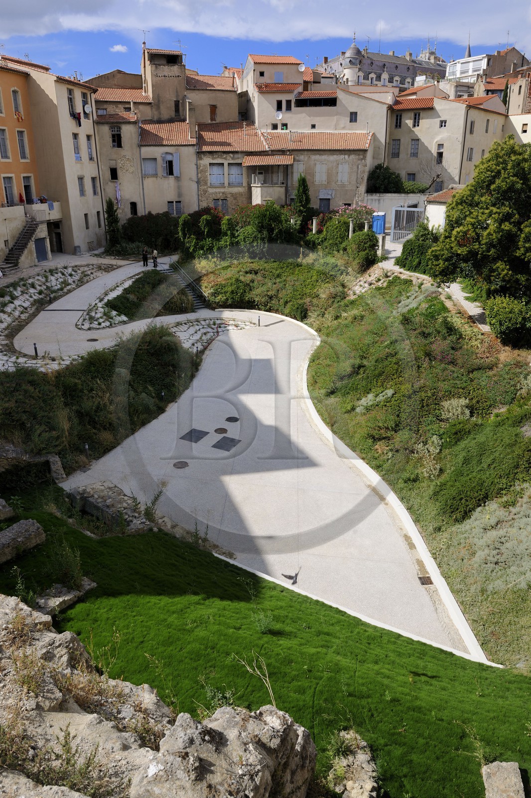 France, Hérault (34), Béziers, les anciennes Arènes