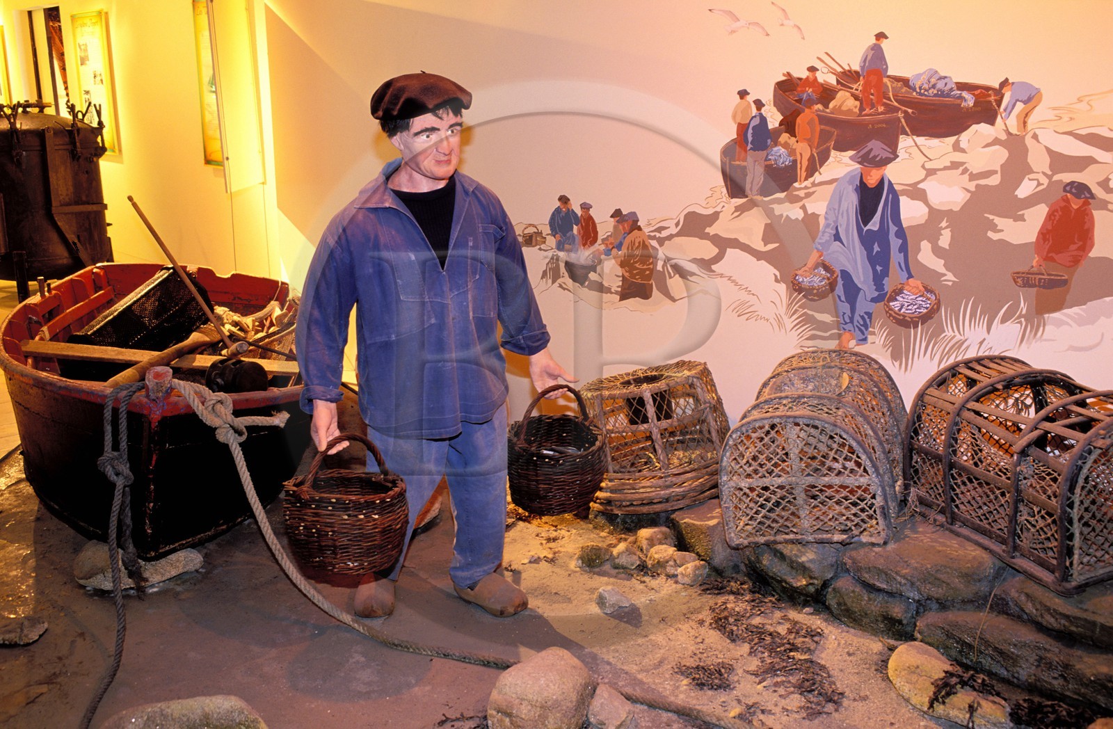 France, Morbihan (56), Quiberon, musée de la conserverie La Belle-iloise