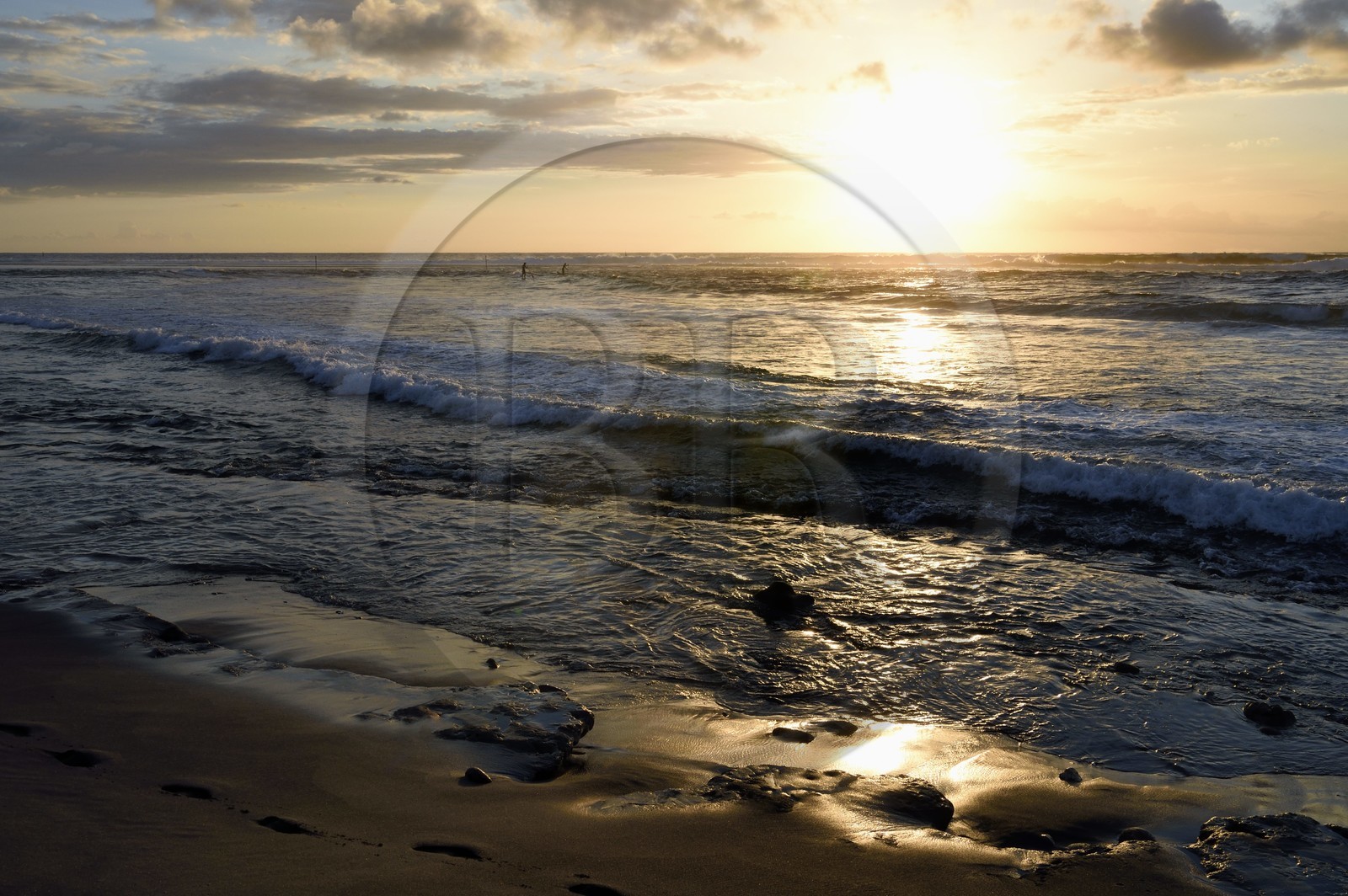 France, Ile de la Reunion, L'Etang Salé les Bains, la plage