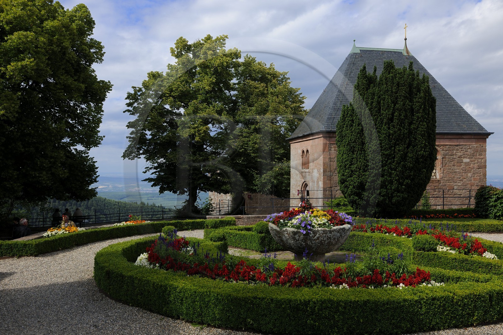 France, Bas-Rhin (67), le couvent du Mont Sainte-Odile, chapelle des Larmes