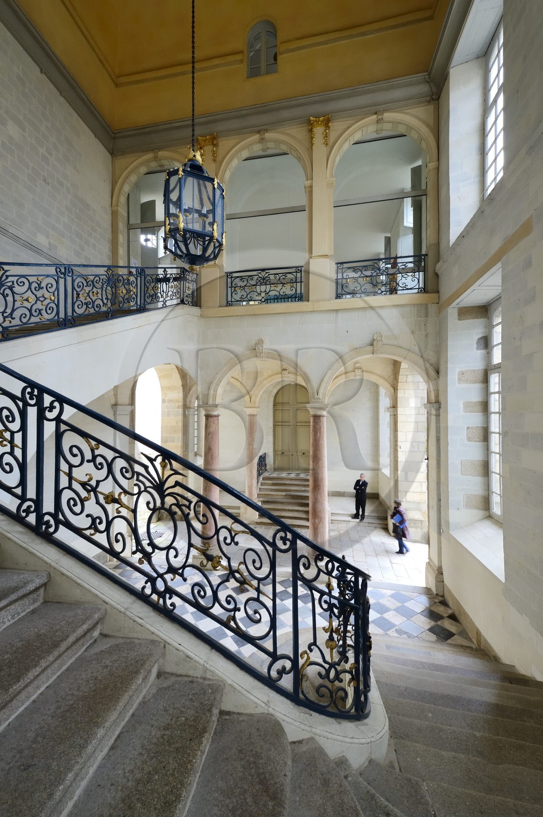 France, Ille-et-Vilaine (35), Hotel de Blossac, hôtel particulier du XVIIIème siècle