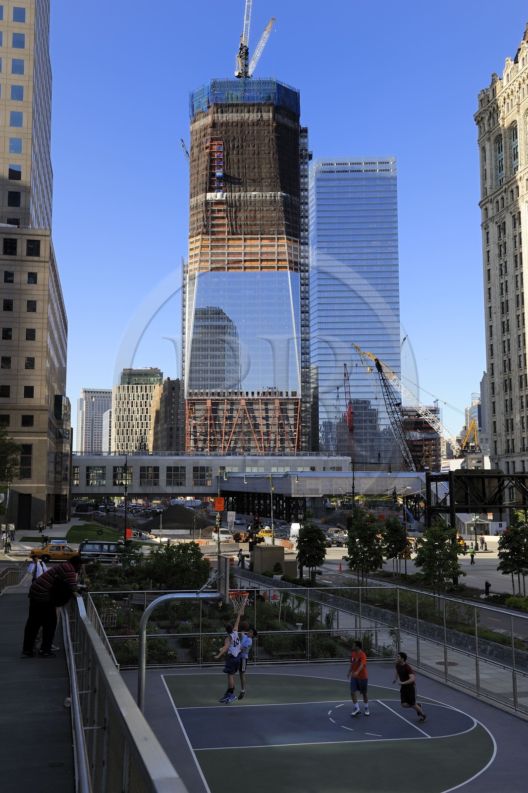 Etats-Unis, New-York, Manhattan, site de Ground Zero construction
