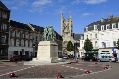 France, Seine-Maritime (76), Pays de Caux, Côte d'Albâtre, Fécamp, l'église Saint-Etienne