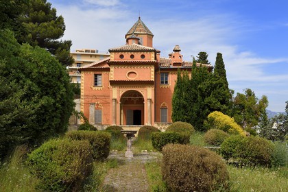 France, Alpes-Maritimes (06), Nice, colline de Fabron, Abbaye de Roseland