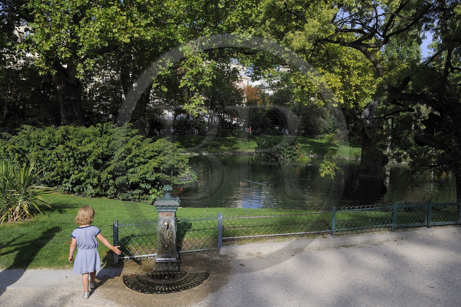 France, Paris (75), square des Batignolles