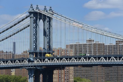 Etats-Unis, New York, Manhattan, Pont de Manhattan