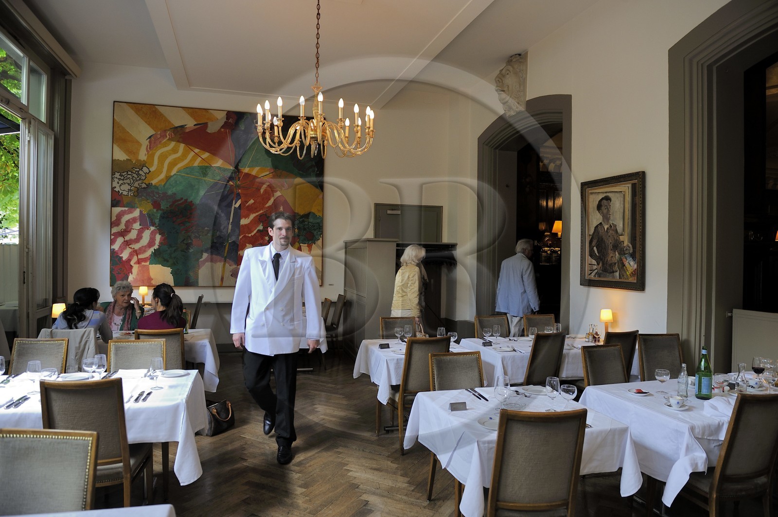 Suisse, Bâle, Kunsthalle, le restaurant