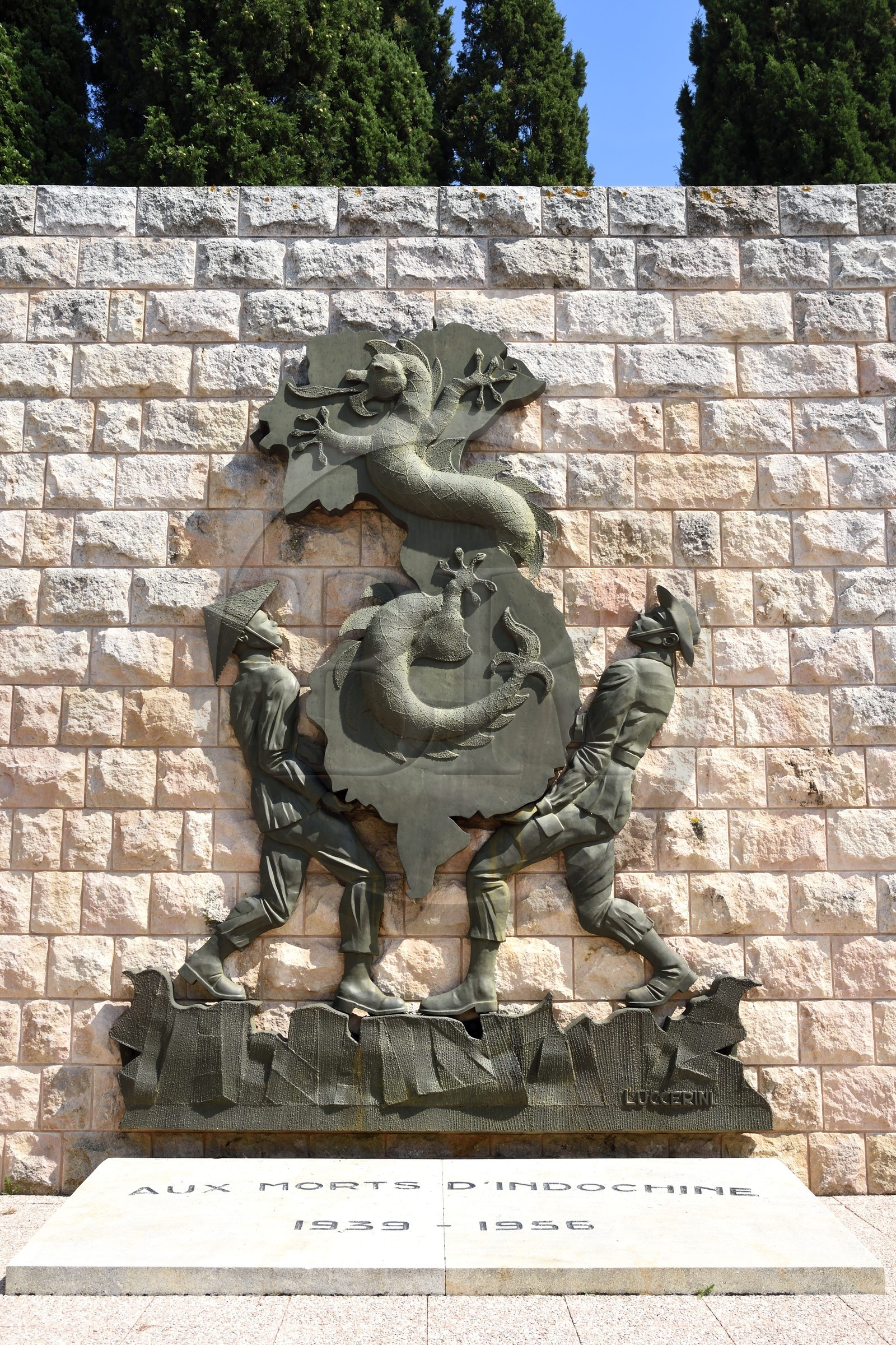 France, Var (83), Fréjus, Mémorial des guerres d'Indochine et nécropole