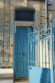 France, Meurthe-et-Moselle (54), Nancy, maison Art Nouveau rue Félix Faure