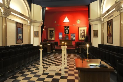 France, Paris (75), Grande Loge de France (GLDF), temple maçonnique