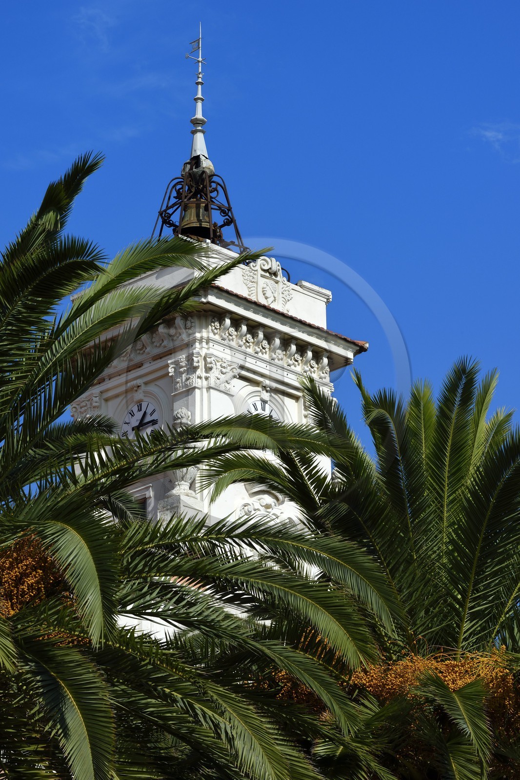 France, Corse-du-Sud (2A), Ajaccio, l’hotel de ville place Maréchal Foch
