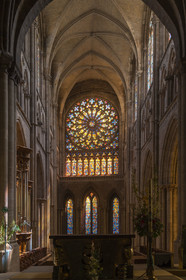 France, Ille-et-Vilaine (35), Côte d'Emeraude, Saint-Malo, la cathédrale Saint-Vincent