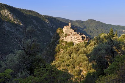 France, Alpes-Maritimes (06), le village perché de Peillon