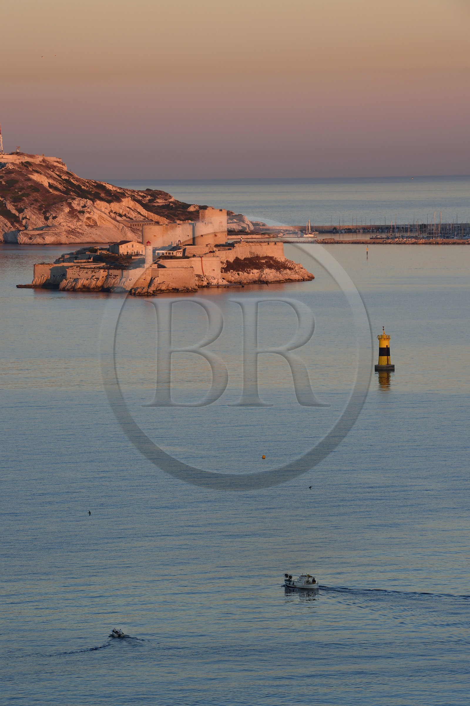 France, Bouches du Rhone, Marseille, Calanques National Park, archipelago of Frioul islands, the Chateau d'If