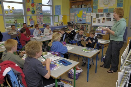 Republic of Ireland, County Galway, Aran Islands, Inishmore, Onaght, the village 's local school
