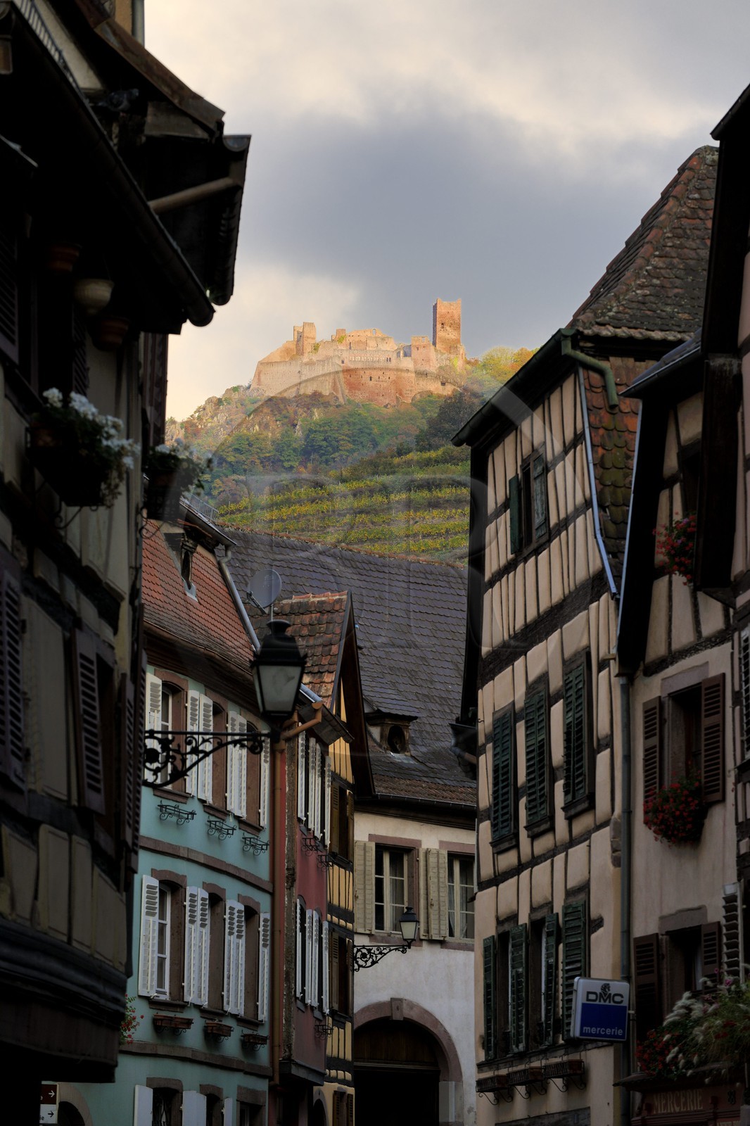 France, Haut Rhin, Ribeauville, Saint-Ulrich Castle