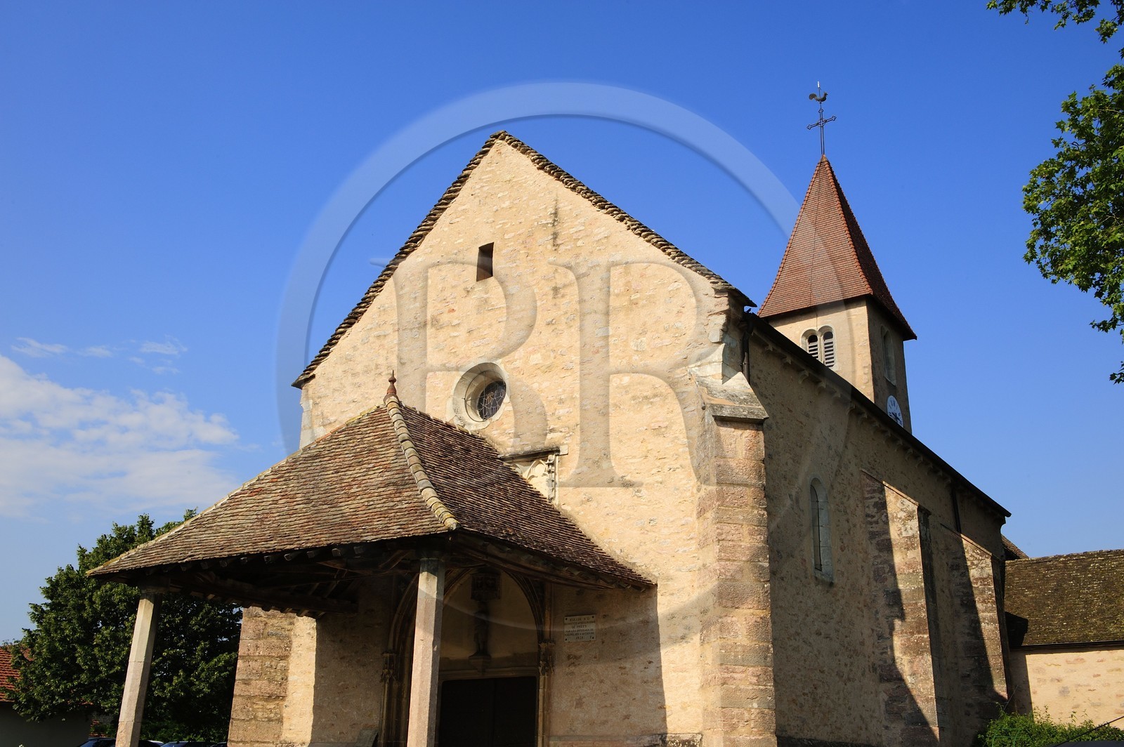 France, Saône et Loire (71), Préty, l'église romane