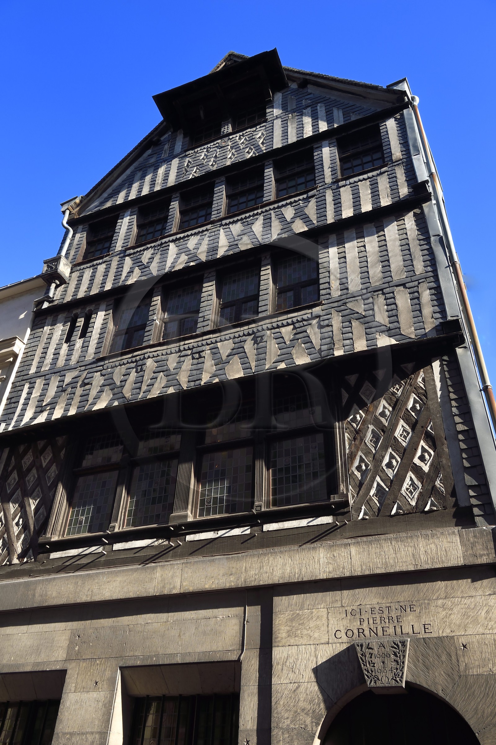 France, Seine-Maritime (76), Rouen, la maison natale de Pierre Corneille au 4 rue de la Pie, musée Pierre Corneille