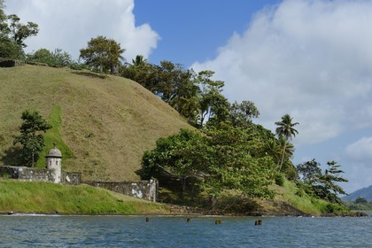 Panama, province de Colon, Portobelo, classé Patrimoine Mondial de l'UNESCO, Castillo de San Fernando datant de l'époque espagnole