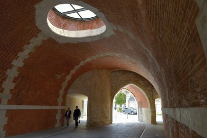 France, Meurthe-et-Moselle (54), Nancy, Porte de la Craffe, vestige des fortifications médiévales