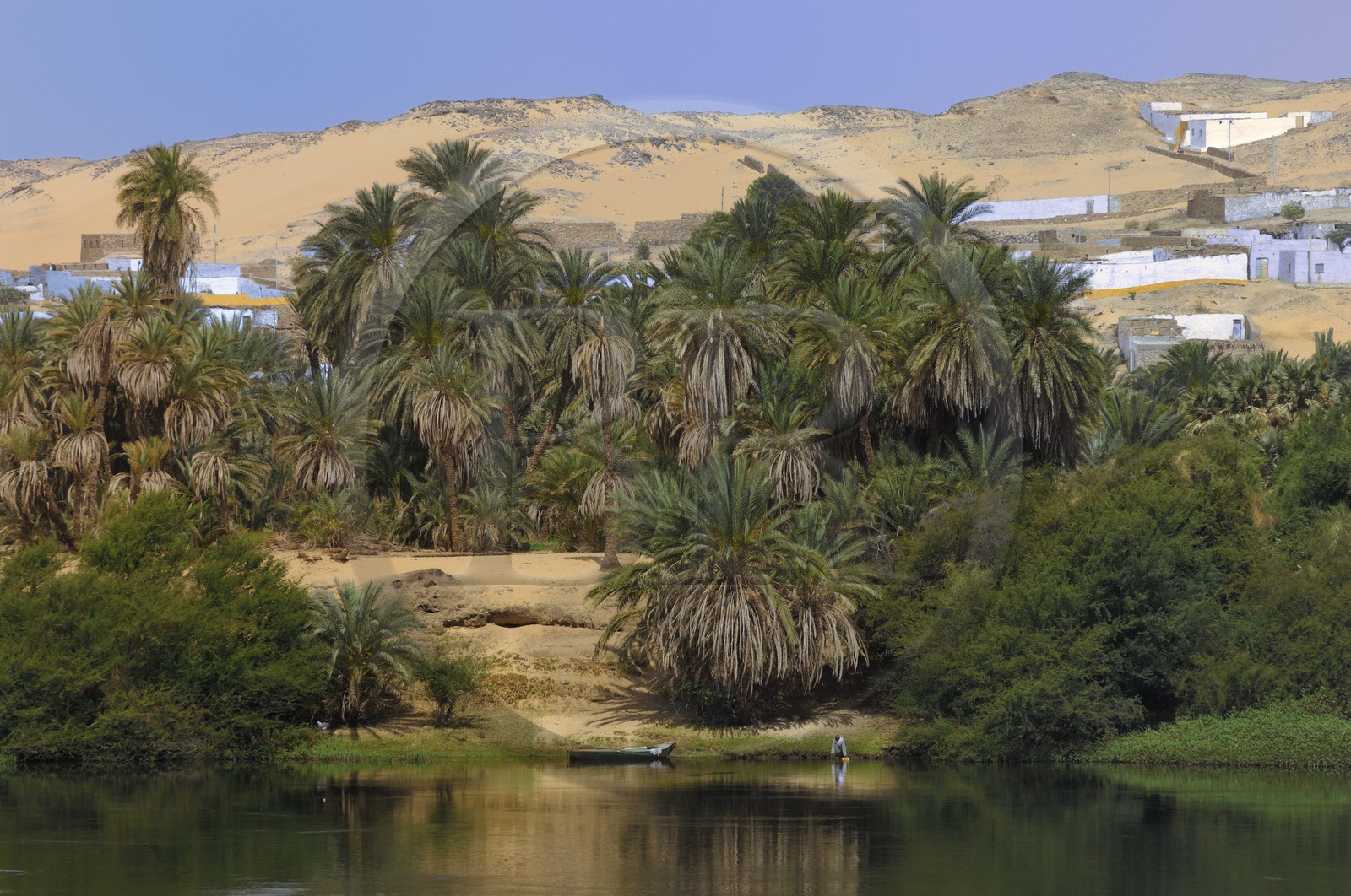 Egypt, Upper Egypt, Nile Valley, the Nile river between Kom Ombo and Aswan