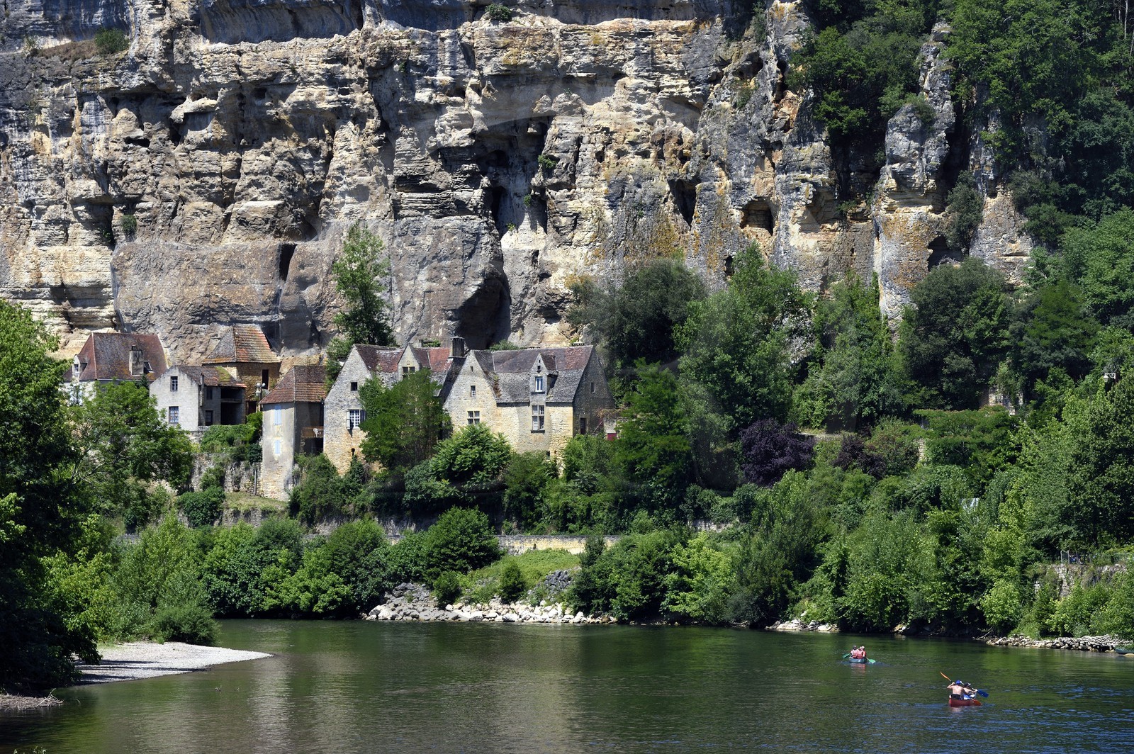 France, Dordogne (24), Périgord Noir, vallée de la Dordogne, La Roque-Gageac, labellisé Les Plus Beaux Villages de France