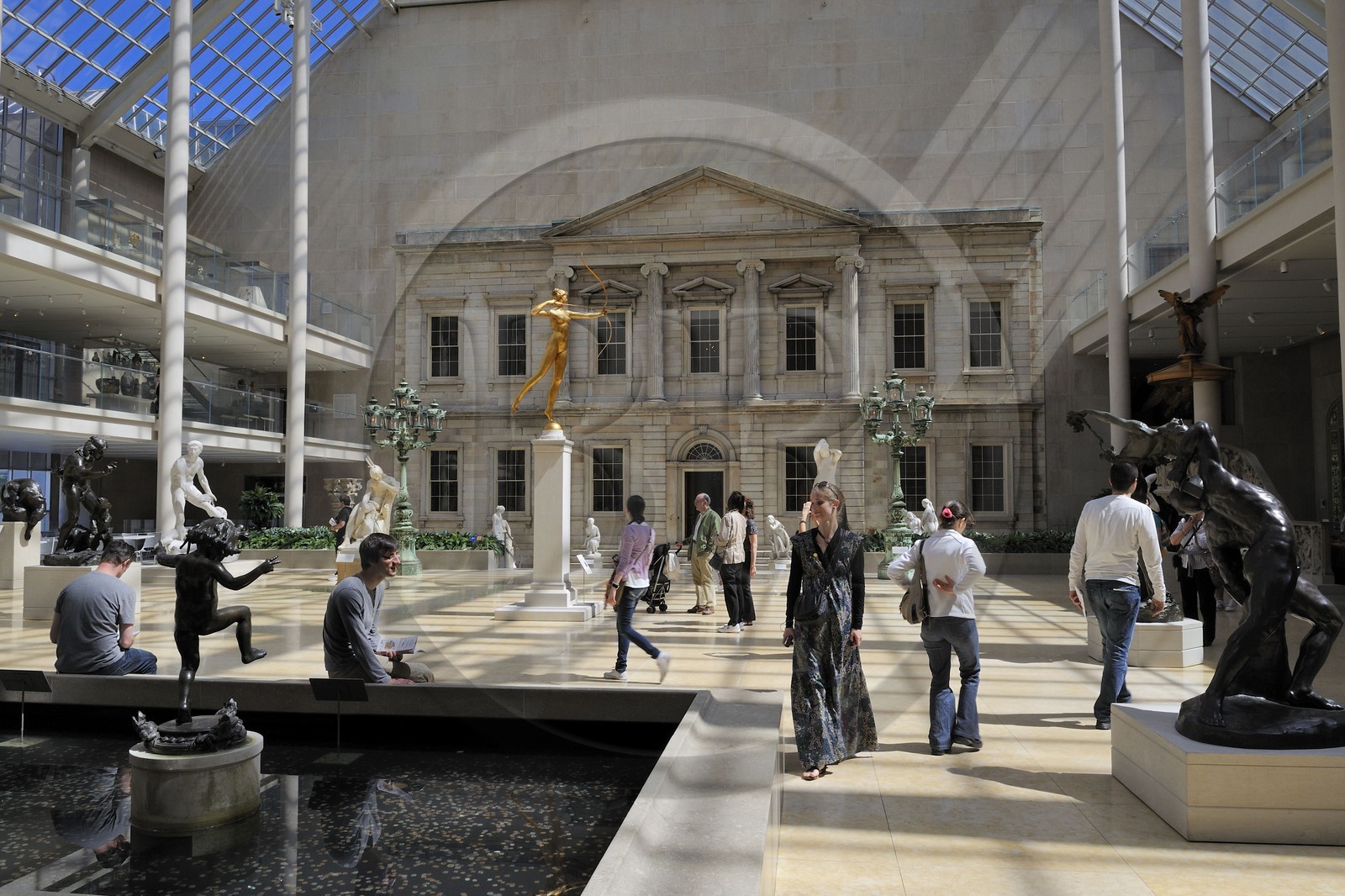 Etats-Unis, New York, Manhattan, East Side, Metropolitan Museum of art (MET), Department of European Sculpture and Decorative Arts