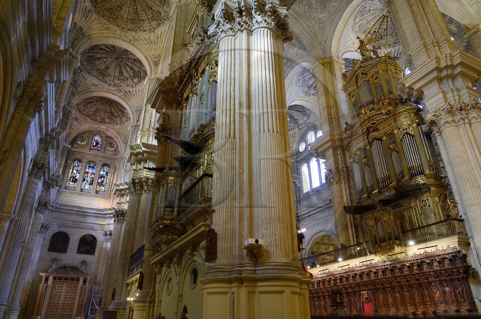 Espagne, Andalousie, Malaga, la cathédrale, Catedral Basílica de la Encarnacion