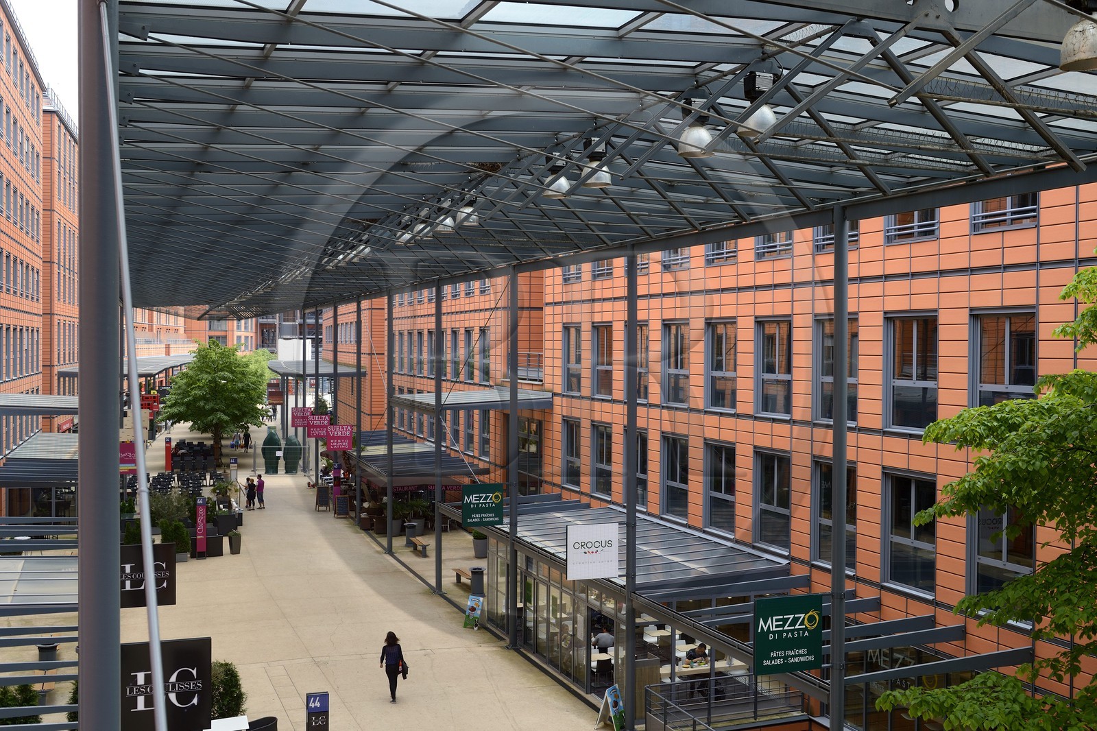 France, Rhone, Lyon, the Cite Internationale designed by the architect Renzo Piano