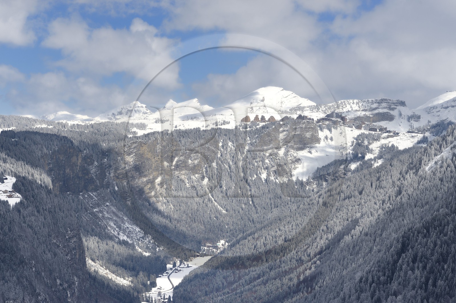 France, Haute Savoie, Avoriaz on the heights of Morzine